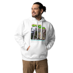 Toss Out Fear Hoodie - White | Grey