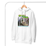 Toss Out Fear Hoodie - White | Grey