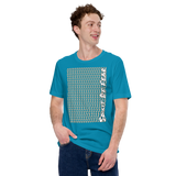 Fear All Over Panel Tee - Aqua | Maroon | Mustard