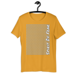 Fear All Over Panel Tee - Aqua | Maroon | Mustard