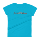 flawed.LOVED.Forgiven Womens Tee - Black | Royal | Caribbean
