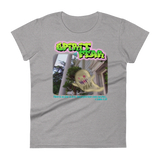 Toss Out Fear Women's Tee - White | Grey