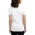 Toss Out Fear Women's Tee - White | Grey