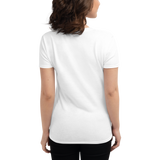 Toss Out Fear Women's Tee - White | Grey